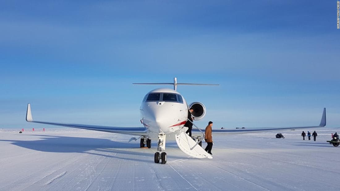 How to build a runway out of solid ice