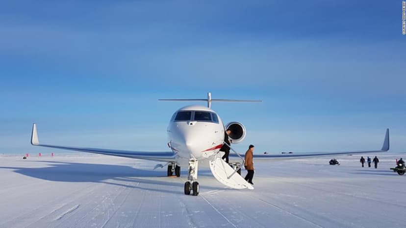 How to build a runway out of solid ice