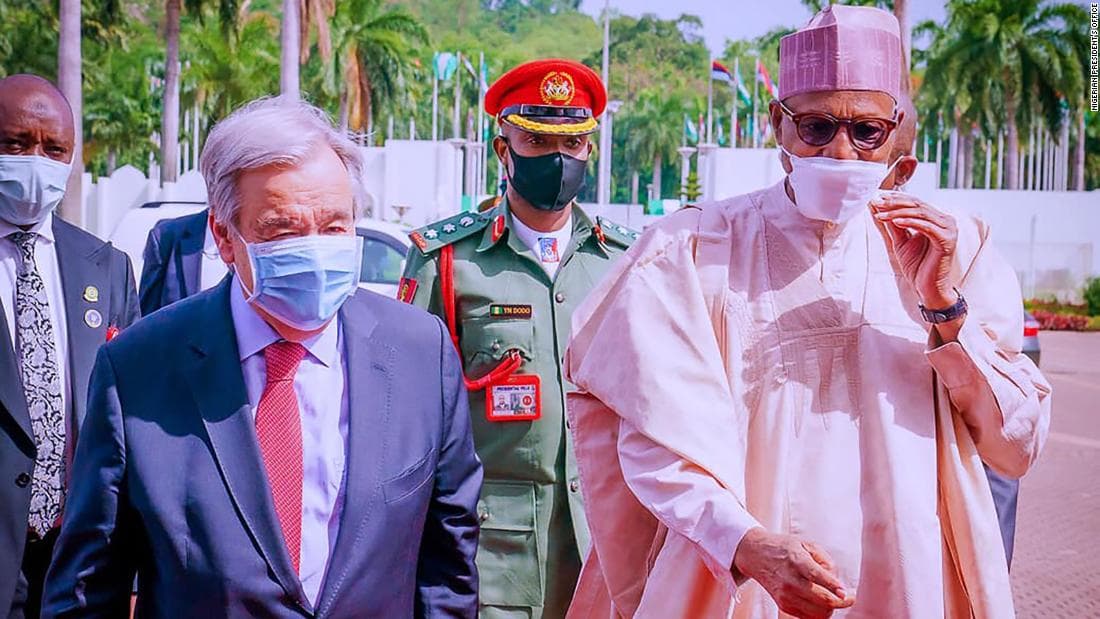 'The world has not forgotten us': Nigeria's Buhari thankful for UN chief's visit amid war in Ukraine